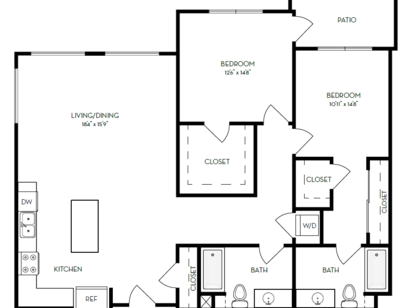 4m.2E1: Beds - 2: Baths - 2: SqFt Range - 1280 to 1280