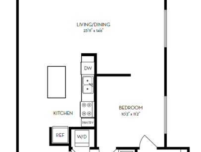4m.SA3: Beds - Studio: Baths - 1: SqFt Range - 792 to 792
