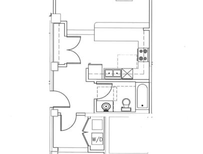 Colonel: Beds - 1: Baths - 1: SqFt Range - 689 to 689