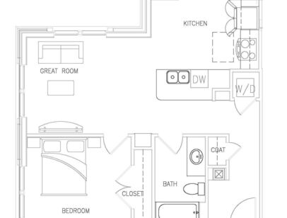 Sirius: Beds - 1: Baths - 1: SqFt Range - 712 to 712