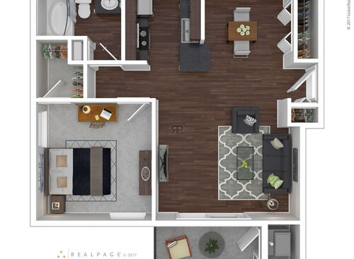 Fir: Beds - 1: Baths - 1: SqFt Range - 716 to