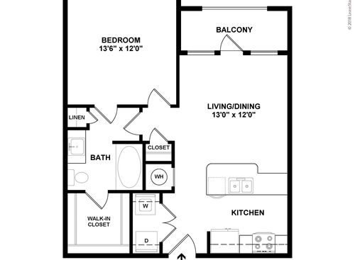 Aviation: Beds - 1: Baths - 1: SqFt Range - 661 to 661