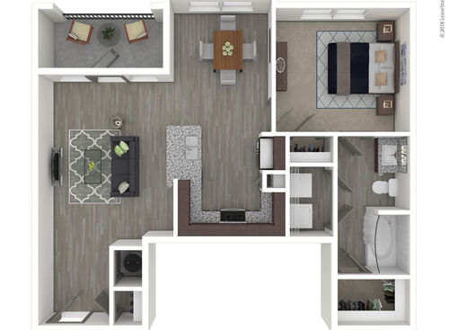 Copley: Beds - 1: Baths - 1: SqFt Range - 835 to 835