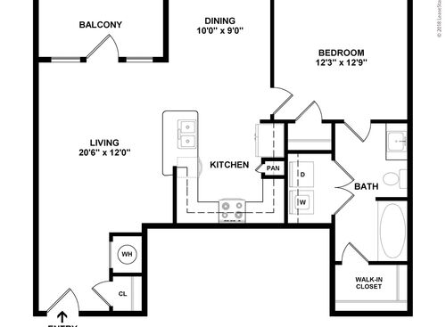 Copley: Beds - 1: Baths - 1: SqFt Range - 835 to 835