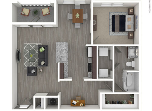 Dominion: Beds - 1: Baths - 1: SqFt Range - 984 to 984