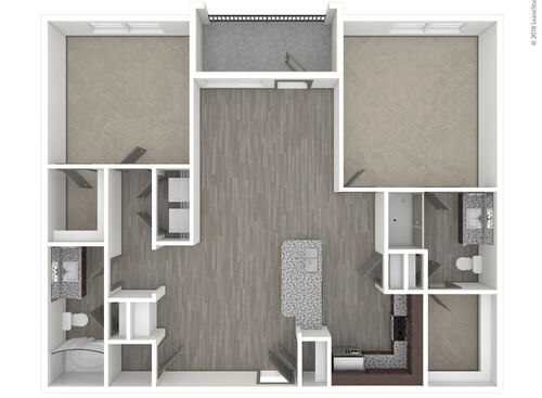 Hopson: Beds - 2: Baths - 2: SqFt Range - 1105 to 1105