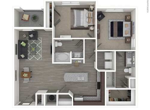 McCrimmon: Beds - 2: Baths - 2: SqFt Range - 1121 to 1121