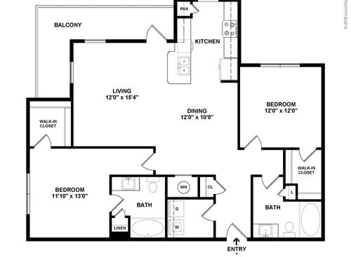 Miami: Beds - 2: Baths - 2: SqFt Range - 1218 to 1218