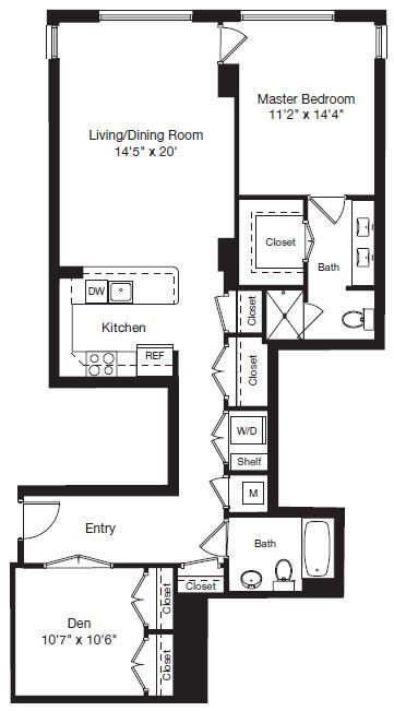 Apartment 5-0814 floorplan