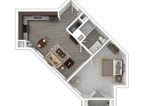 1B: Beds - 1: Baths - 1: SqFt Range - 759 to 759