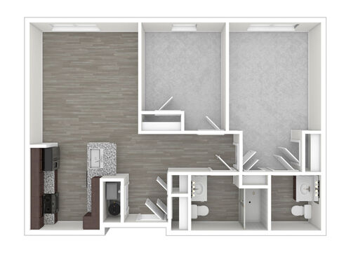 2A: Beds - 2: Baths - 1.5: SqFt Range - 928 to 928