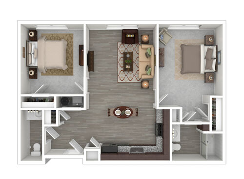 2B: Beds - 2: Baths - 1.5: SqFt Range - 979 to 979