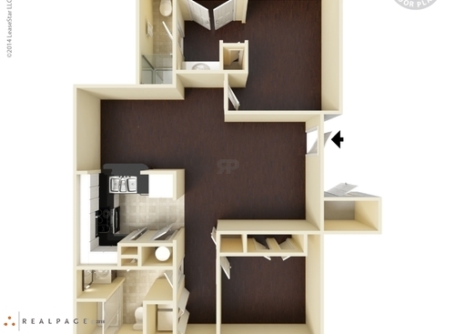 PASEO DEL SOL - 2 Bedroom/2bath Upstairs - 2 bed - 2 bath - 934 sf