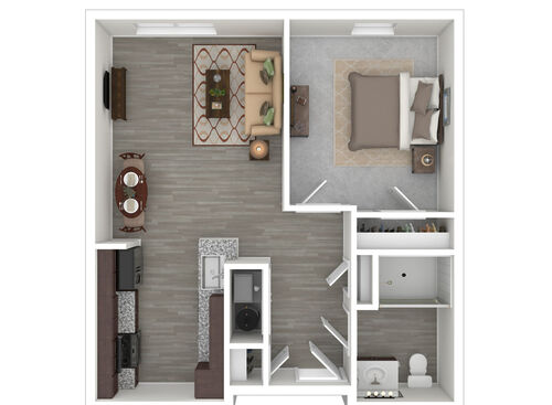 The McIntosh: Beds - 1: Baths - 1: SqFt Range -  to