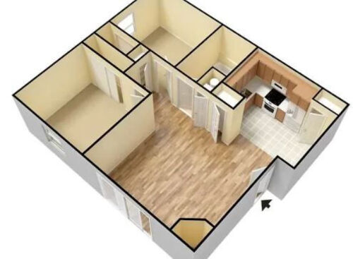 B1: Beds - 1: Bath - 1: SqFt Range - 900 to 900