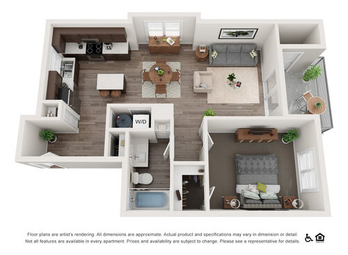 One Bedroom One Bath