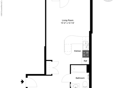 Studio: Beds - Studio: Baths - 1: SqFt Range - 360 to 400