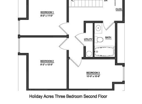 3 Bedroom: Beds - 3: Baths - 1: SqFt Range - 1200 to 1200
