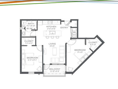 Addison: Beds - 2: Baths - 1: SqFt Range - 958 to 958