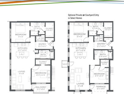 Hawthorne I: Beds - 2: Baths - 2: SqFt Range - 1192 to 1192