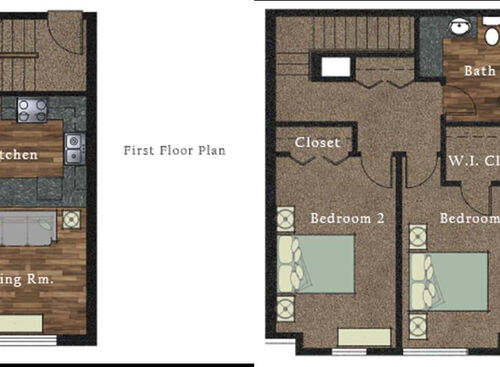 A: Beds - 2: Baths - 1.5: SqFt Range - 1228 to