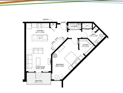 Fenman: Beds - 1: Baths - 1: SqFt Range - 856 to