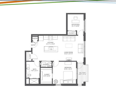 Brighton: Beds - 1: Baths - 1: SqFt Range - 901 to