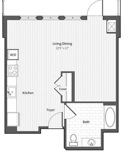 Apartment 745 floorplan