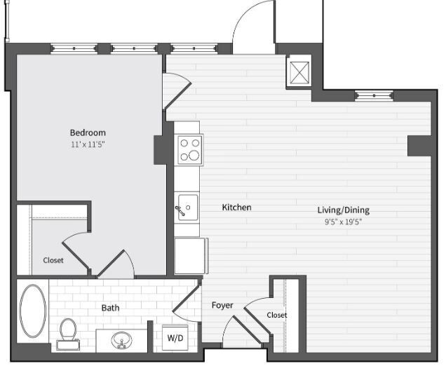 Apartment 725 floorplan