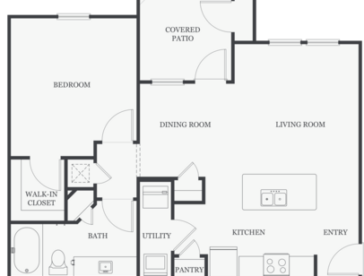 A2 - The Angelo: Beds - 1: Baths - 1: SqFt Range - 790 to 790