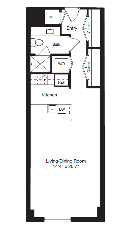 Apartment 5-0203 floorplan