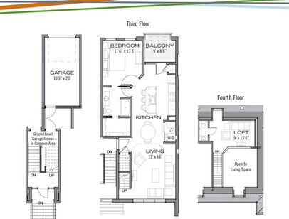 Melbourne II: Beds - 1: Baths - 1.5: SqFt Range - 1085 to 1085