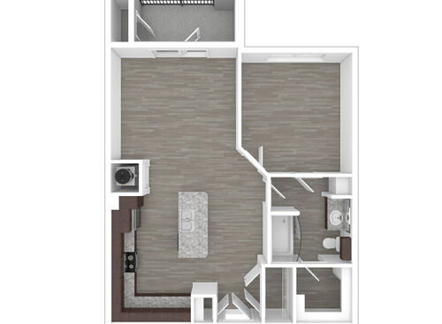 A1: Beds - 1: Baths - 1: SqFt Range - 804 to 804