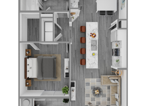 Bernini: Beds - 1: Baths - 1: SqFt Range - 830 to 830