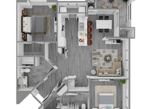 Castello: Beds - 2: Baths - 2: SqFt Range - 1162 to 1162