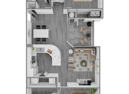 Duomo: Beds - 2: Baths - 2: SqFt Range - 1090 to 1090