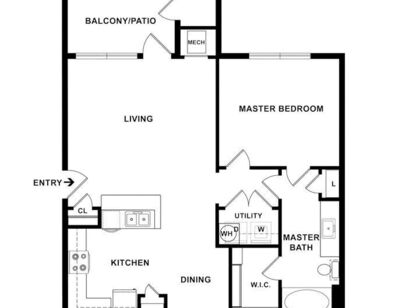 A1: Beds - 1: Baths - 1: SqFt Range - 725 to 725