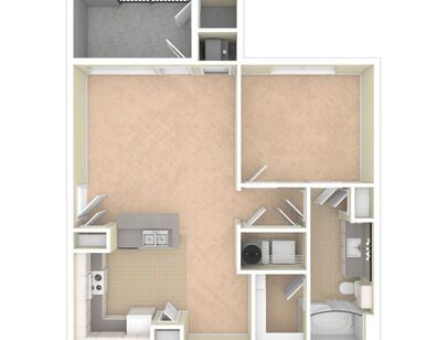 A1: Beds - 1: Baths - 1: SqFt Range - 725 to 725