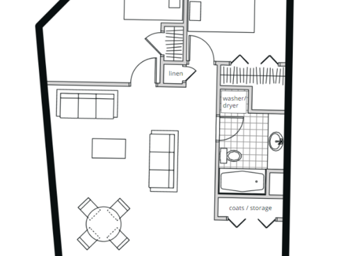 2 Bedrooms: Beds - 2: Baths - 1: SqFt Range - 1190 to 1190