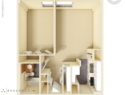 1 Bedroom: Beds - 1: Baths - 1: SqFt Range - 0 to 0