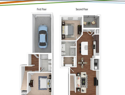 Ludlow II: Beds - 2: Baths - 2: SqFt Range - 1308 to 1308