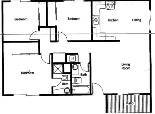 3+2: Beds - 3: Baths - 2: SqFt Range - 1040 to 1040