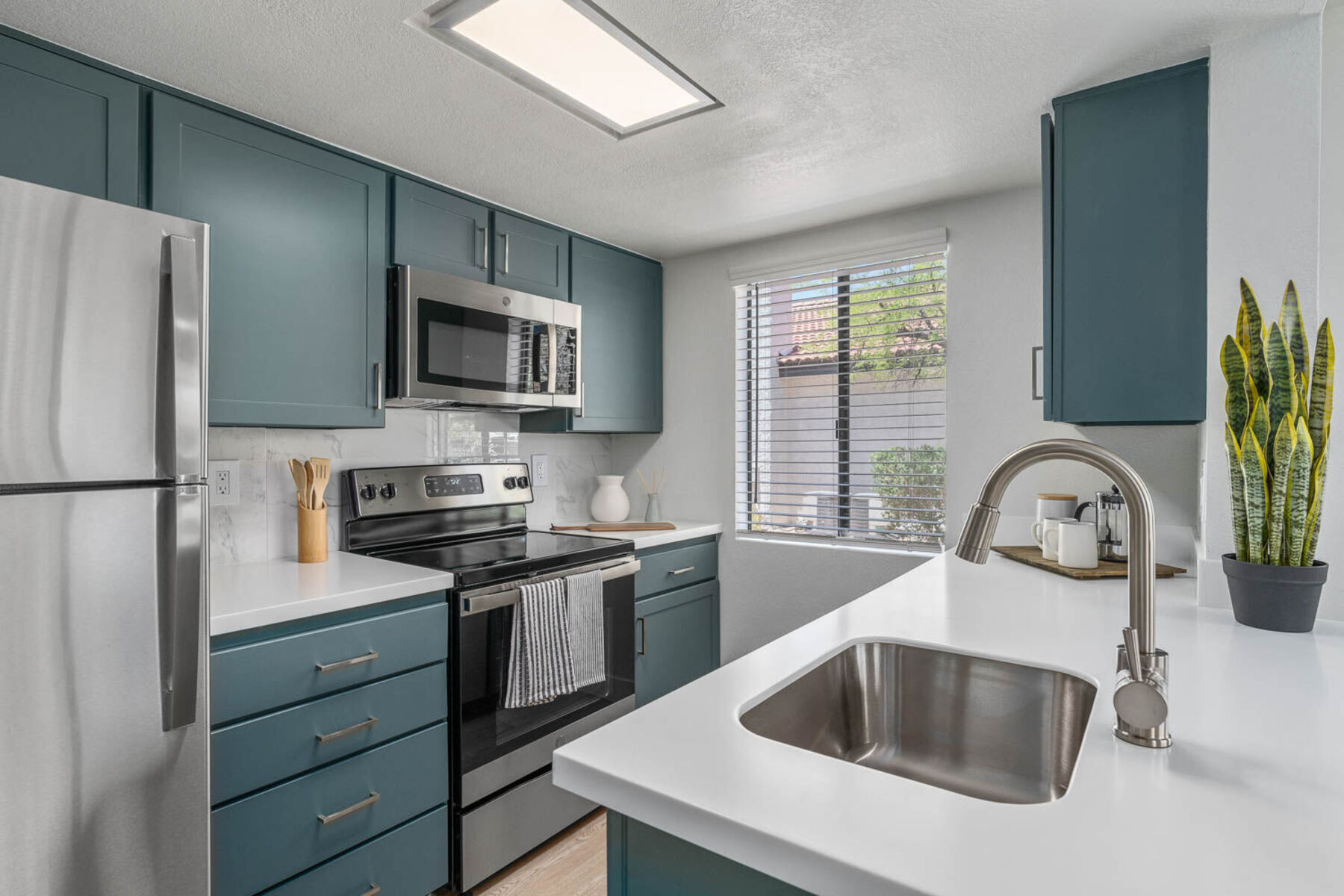 Kitchen; interior features, furnishings and finishes vary by home