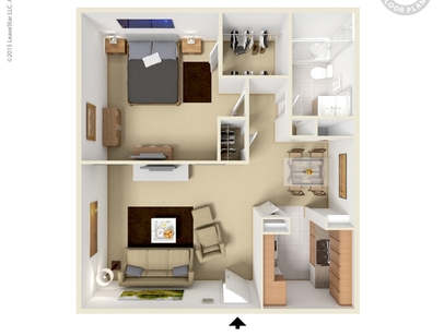 Patio Or Balcony: Beds - 1: Baths - 1: SqFt Range - 651 to 651
