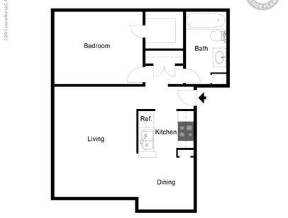 Patio Or Balcony: Beds - 1: Baths - 1: SqFt Range - 701 to 701