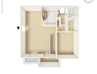 1 Bd/1 Bath/Lg.: Beds - 1: Baths - 1: SqFt Range - 1029 to 1029