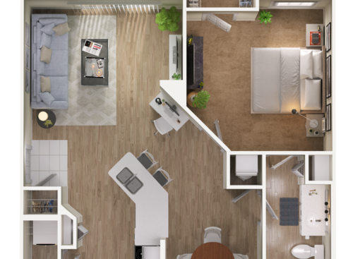 The Plantation: Beds - 1: Baths - 1: SqFt Range - 730 to 730