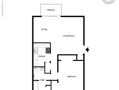 1 Bdr/1 Bath: Beds - 1: Baths - 1: SqFt Range - 790 to 790