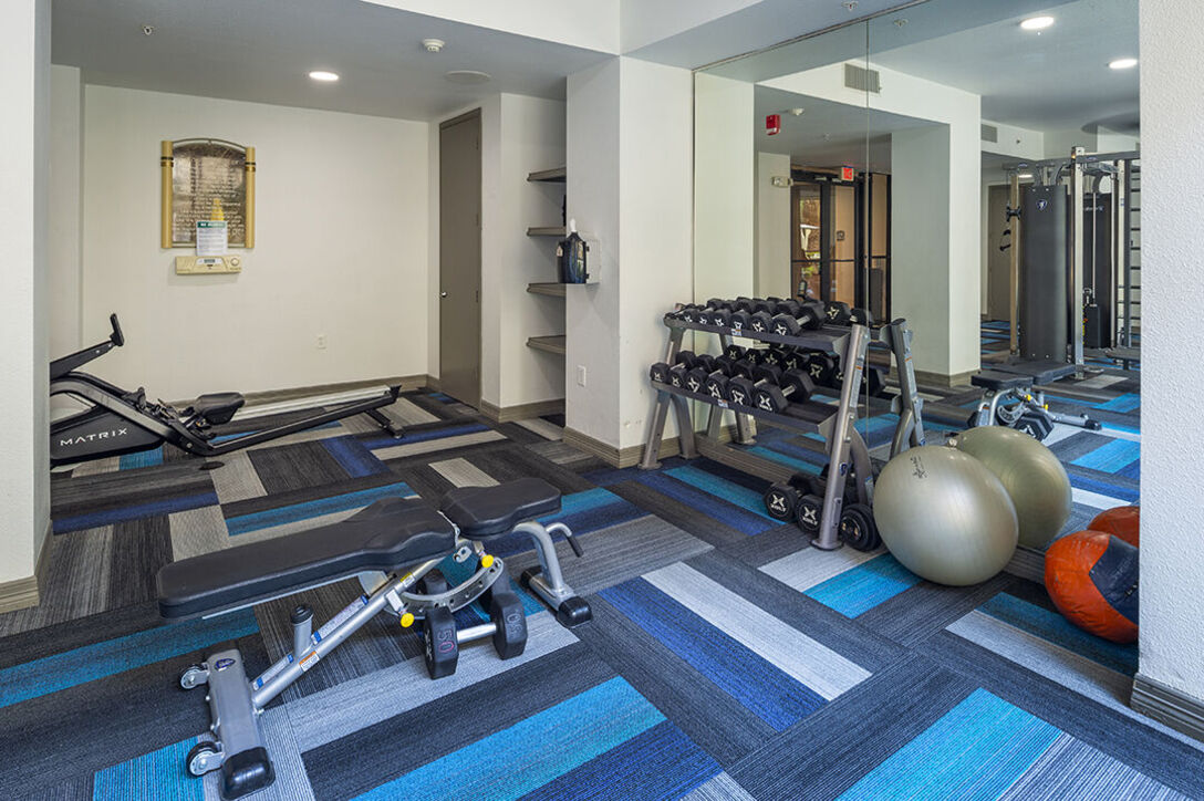 Fitness Center at 4001 Midtown in Houston, Tx