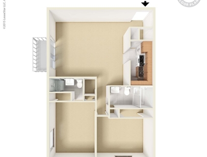 2 Bdr/2 Bath/Fp: Beds - 2: Baths - 2: SqFt Range - 1150 to 1150
